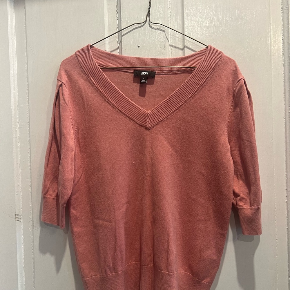 DKNY Coral V-Neck Women's Sweater